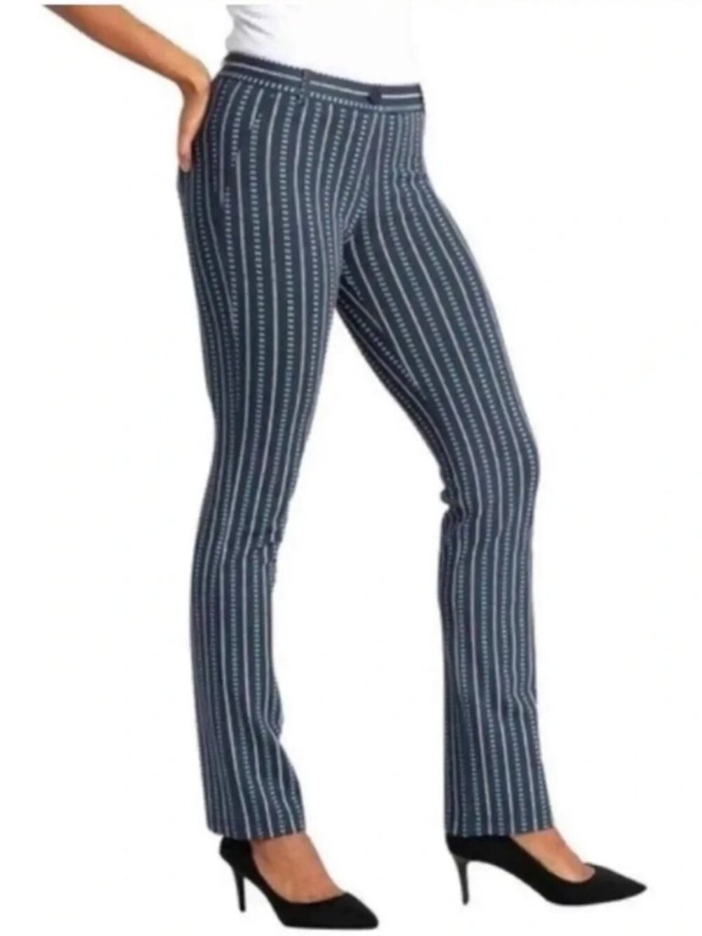 Betabrand Whipstitch Straight Two Pocket Dress Pant Yoga Pants Small Long Tall